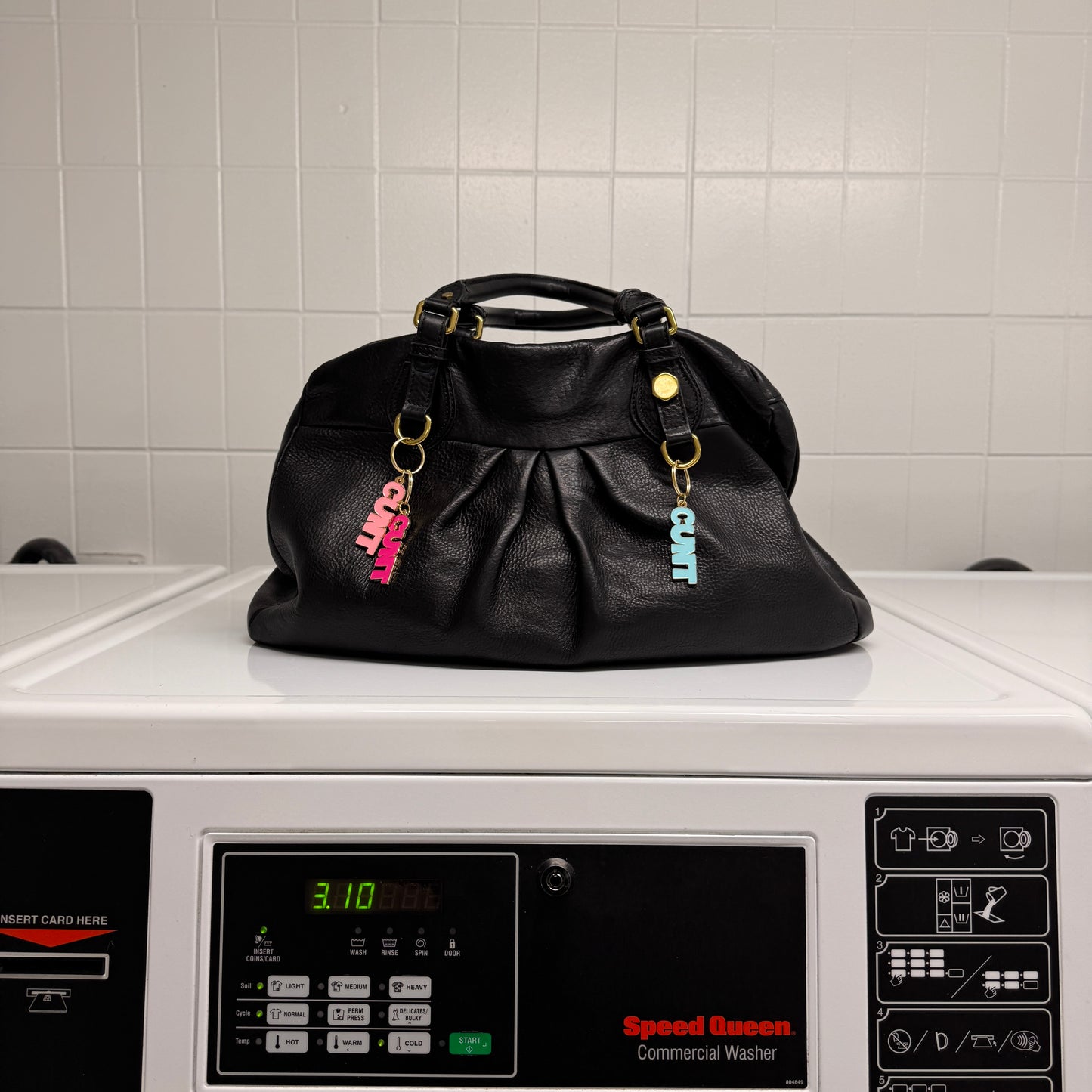 #2 : Baby Blue Enamel Keyring